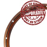 HW14SMRB-A |14&quot; MAHOGANY HALF WRAP - ALUMINUM RIVETS