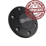 HB6-GMCM | BLACK BILLET GMC BOWTIE HORN BUTTON - 6 HOLE