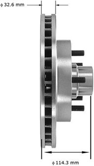 PRT1830 | Brake Rotor 