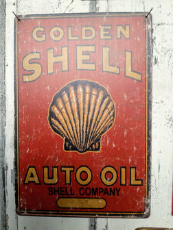 Tekstbord | Golden Shell