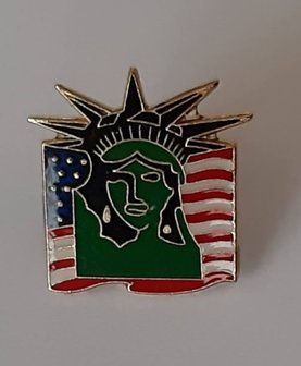 Pin | Vintage USA Flag 