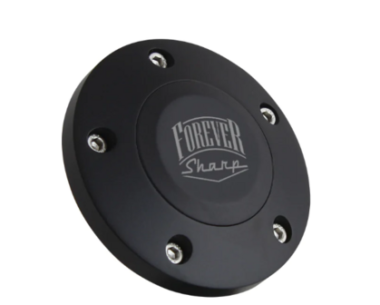 HB5-FS| BLACK BILLET FOREVER SHARP HORN BUTTON - 5 HOLE