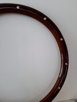 HW14SMRB-A |14&quot; MAHOGANY HALF WRAP - ALUMINUM RIVETS