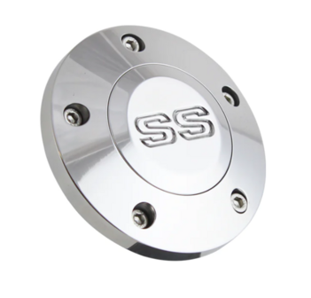 HP5-SS | POLISHED BILLET SS HORN BUTTON - 5 HOLE