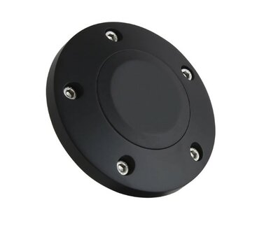 HB5 | BLACK BILLET HORN BUTTON - 5 HOLE