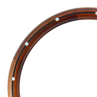 HW14SMRB-A |14&quot; MAHOGANY HALF WRAP - ALUMINUM RIVETS