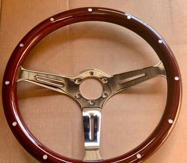 501CH-LWA | 15&quot; CLASSIC CHROME - LIGHT WOOD